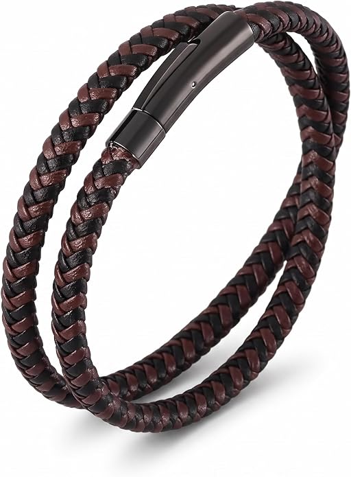 Unisex Leather Bracelet for Men & Women
