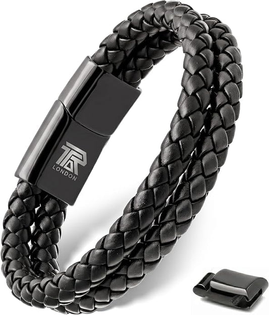 Unisex Leather Bracelet for Men & Women